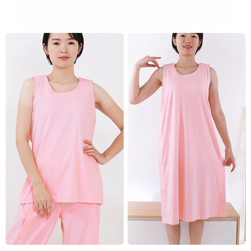 Sleeveless Patient Gown Easy Wear Unisex Vest For Shoulder Rib Patella Fracture Care
Sleeveless Patient Gown Easy Wear Unisex Vest For Shoulder Rib Patella Fracture Care