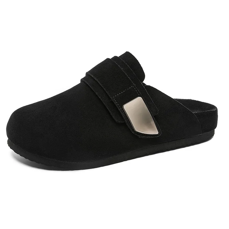 New Summer Men's Closed Toe Sandals Soft Leather Thick Sole Stock Style Slippers Comfortable Lazy Shoes For FishingOutdoor
New Summer Men's Closed Toe Sandals Soft Leather Thick Sole Stock Style Slippers Comfortable Lazy Shoes For FishingOutdoor