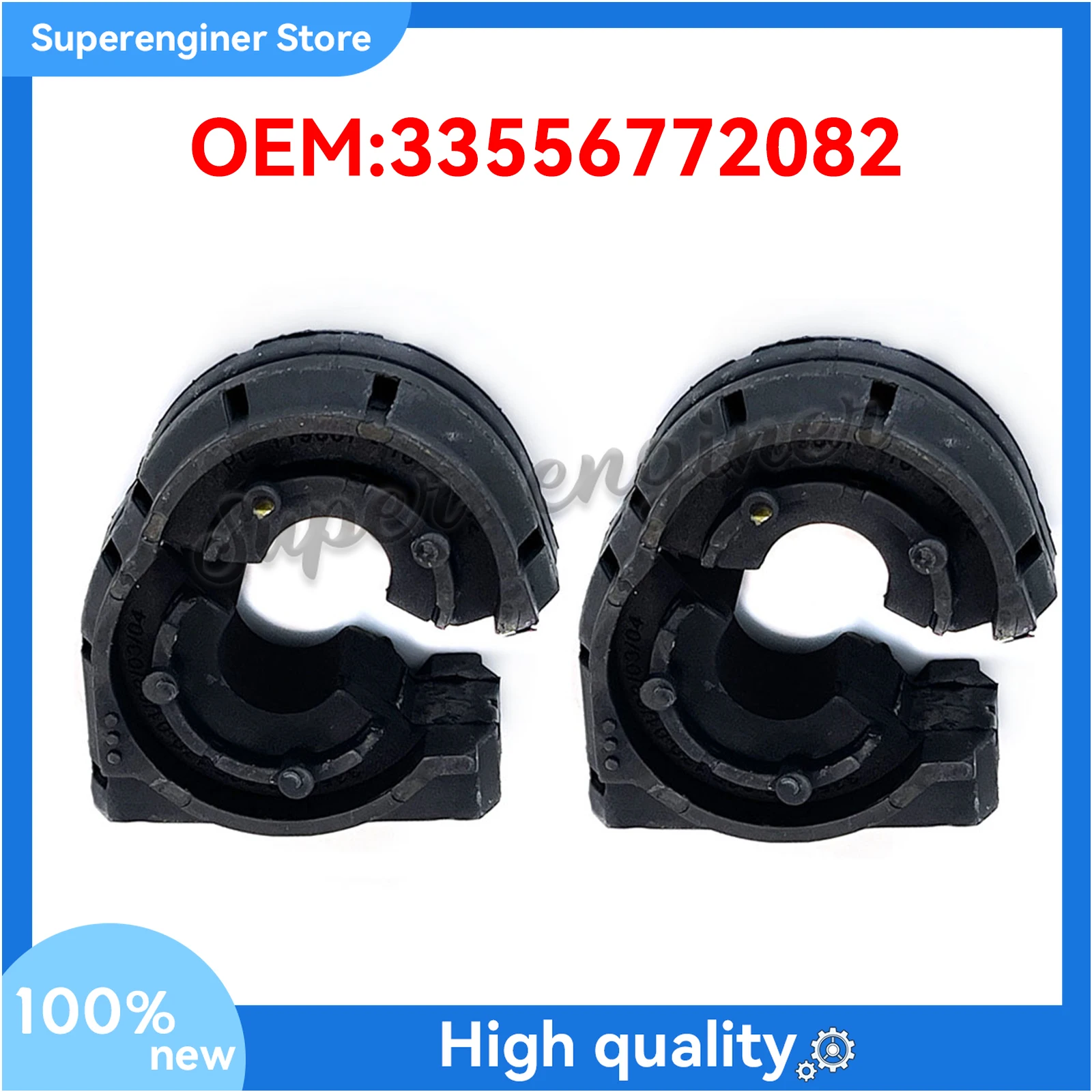 New 2pcs For BMW E70 X5 E71 X6 Rear Sway Bar Bushing Stabilizer 33556772082
New 2pcs For BMW E70 X5 E71 X6 Rear Sway Bar Bushing Stabilizer 33556772082