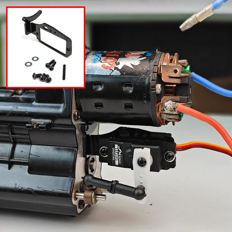 Large Torque Servo Bracket Three-speed Wave Box Gear Shift Servo Frame Upgrade Accessories for 1/14 Tamiya RC Truck Trailer DIY
Large Torque Servo Bracket Three-speed Wave Box Gear Shift Servo Frame Upgrade Accessories for 1/14 Tamiya RC Truck Trailer DIY