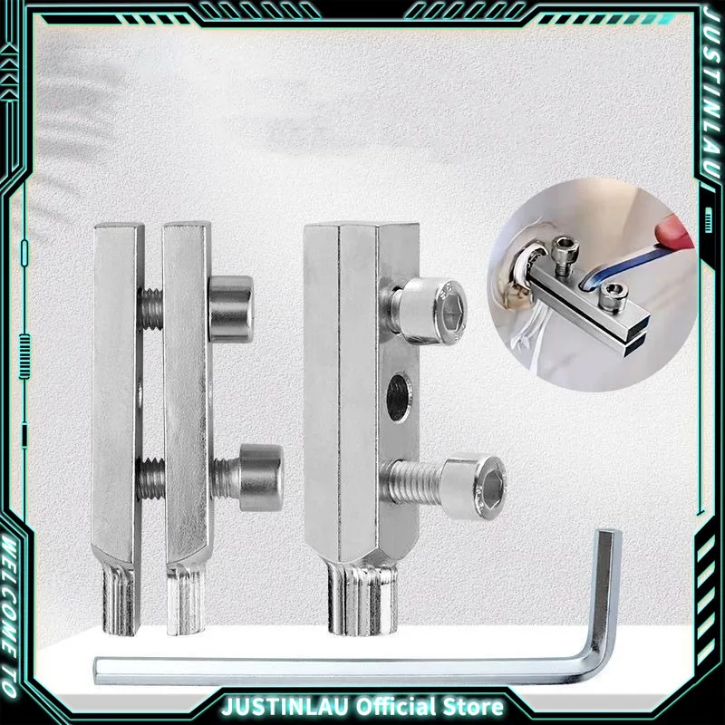4/6 Point Faucet Angle Valve Wire Extractor Water Pipe Breakage Broken Wire Slide Tooth Broken End Removal Tool Accessory Set