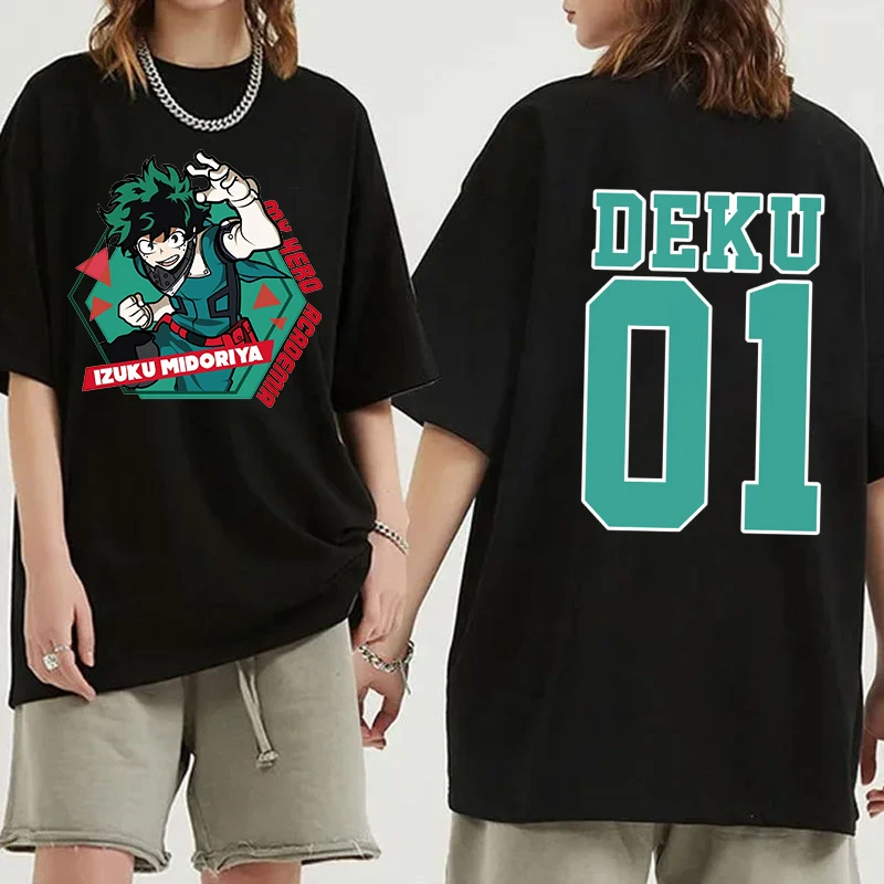 New Funny Deku Print T-shirt Summer Casual Anime Graphic T Shirt Women Men Short Sleeve Round Neck Shirts
New Funny Deku Print T-shirt Summer Casual Anime Graphic T Shirt Women Men Short Sleeve Round Neck Shirts