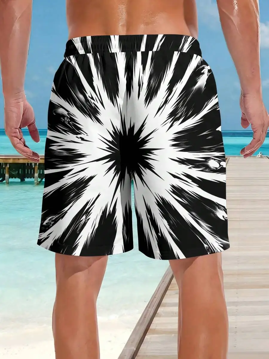 Abstract Starburst Pattern 3D Mens Beach Shorts Summer Casual
Abstract Starburst Pattern 3D Mens Beach Shorts Summer Casual