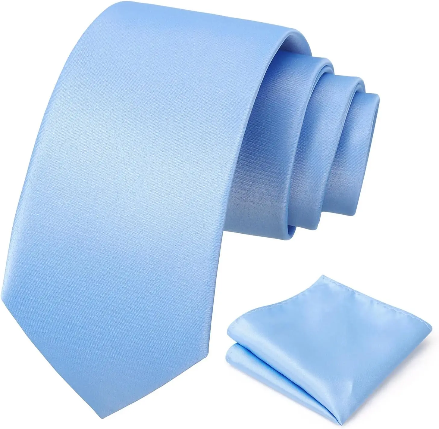 Men's Solid Color Necktie and Pocket Square Set 8CM Classic Formal
Men's Solid Color Necktie and Pocket Square Set 8CM Classic Formal