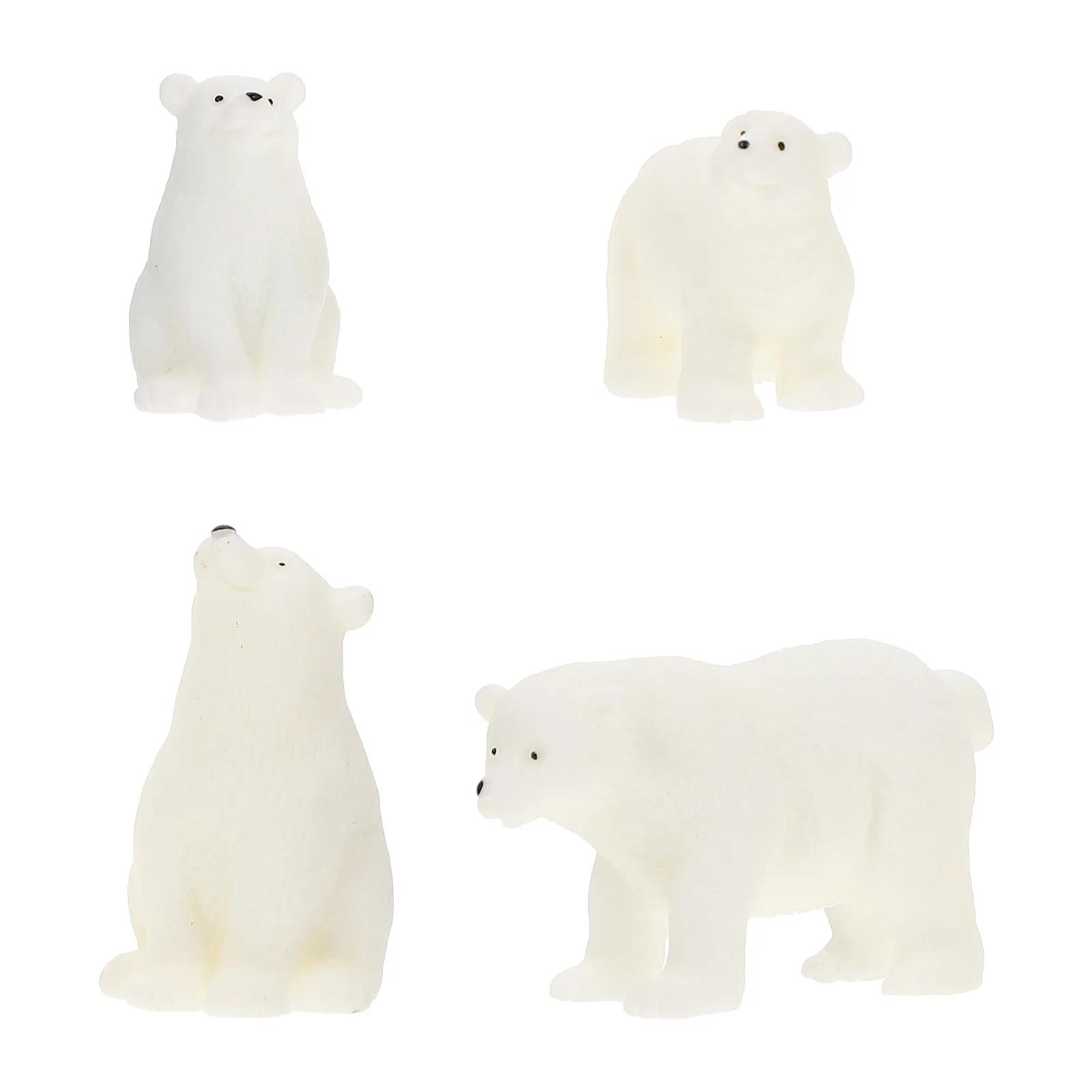 4Pcs Realistic Resin Polar Bear Animal Decorations for Kids Learning Home Office Cafe Hotel Desktop Adornments Educational Mini
4Pcs Realistic Resin Polar Bear Animal Decorations for Kids Learning Home Office Cafe Hotel Desktop Adornments Educational Mini