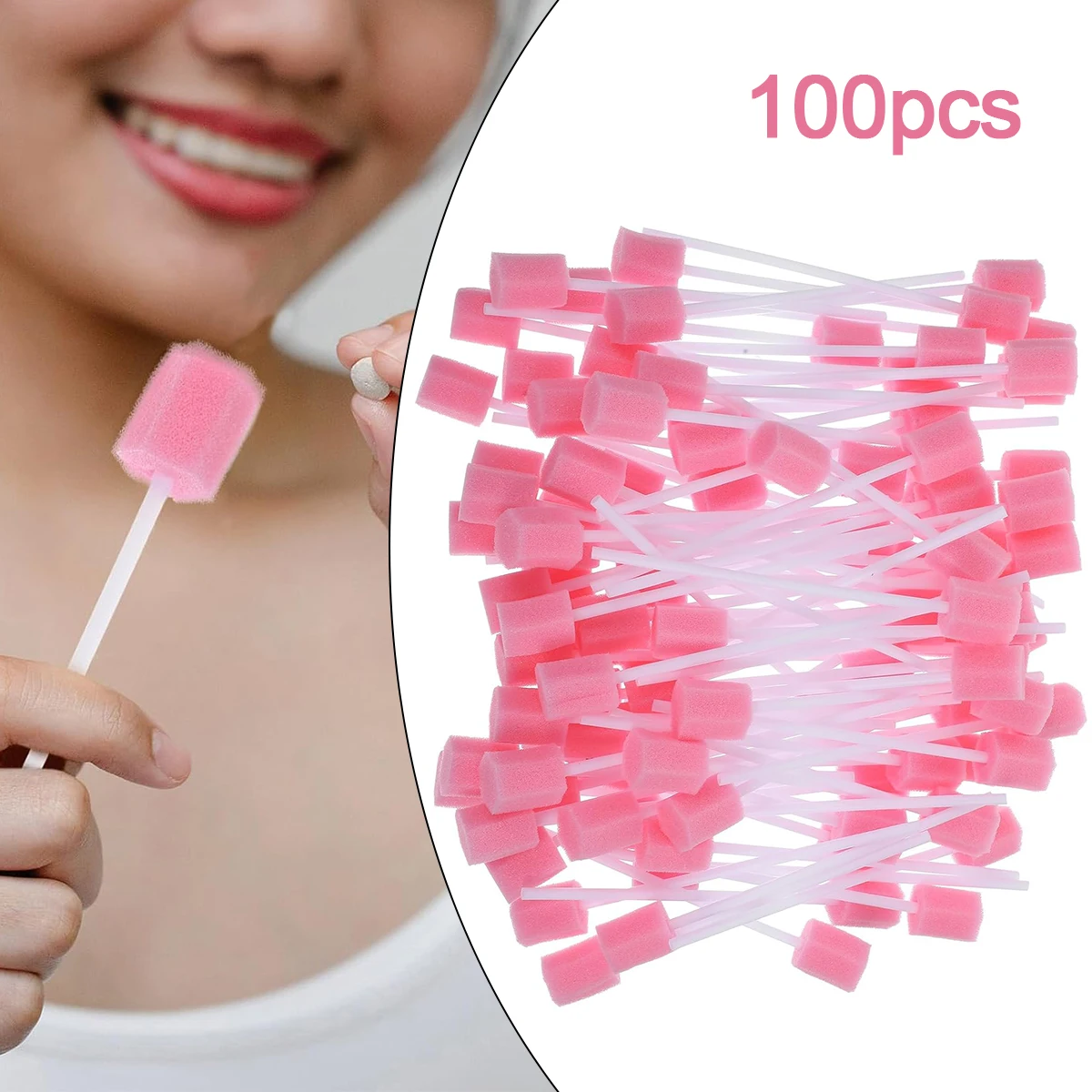100Pcs Practical Disposable Oral Care Sponge Swab Tooth Cleaning Mouth Swabs With Stick Sponge Swab
100Pcs Practical Disposable Oral Care Sponge Swab Tooth Cleaning Mouth Swabs With Stick Sponge Swab
