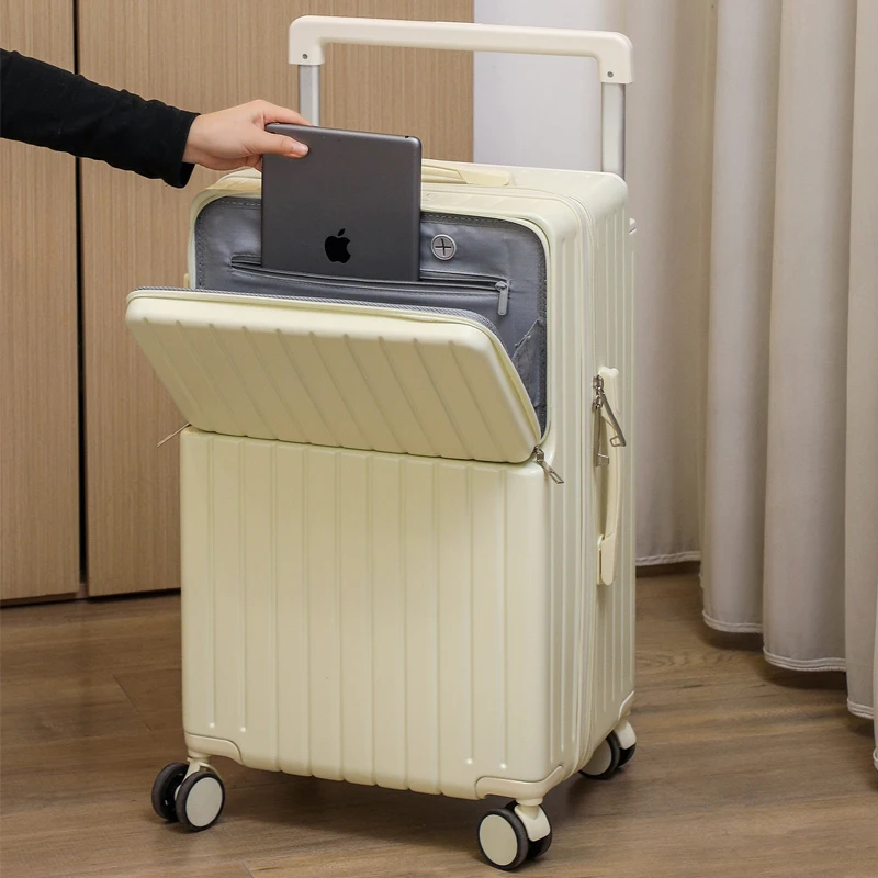 Front Opening Travel Suitcases New Model 20-inch Suitcase Trip Cabin Lockable Luggage 28-inch Large Capacity
Front Opening Travel Suitcases New Model 20-inch Suitcase Trip Cabin Lockable Luggage 28-inch Large Capacity