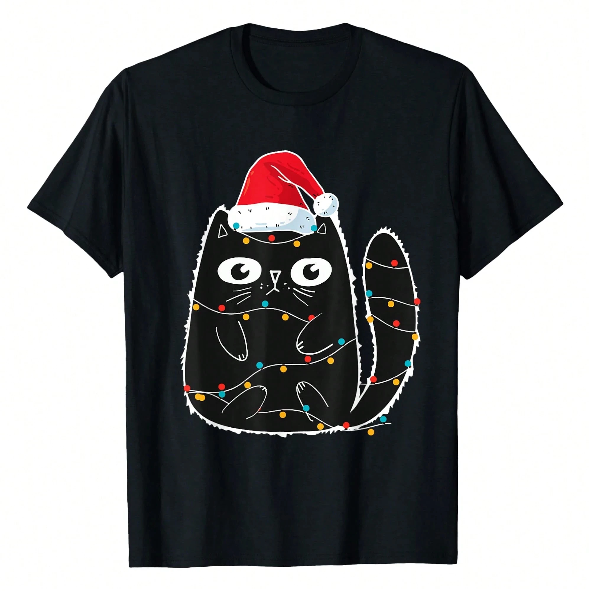 Cute Black Cat Santa Christmas Lights Meow Kitty Kitten Xmas T-Shirt For Men Women Kids Interesting Shirt Funny Gift Unisex
Cute Black Cat Santa Christmas Lights Meow Kitty Kitten Xmas T-Shirt For Men Women Kids Interesting Shirt Funny Gift Unisex