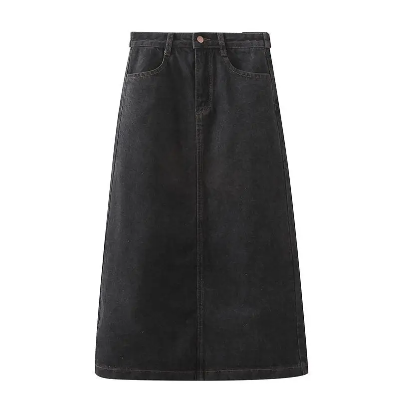 2022 Spring New Fashion Light Luxury Denim Skirt Womens Waist Mid-length Skirt Skirts for Women Euro-America Style
2022 Spring New Fashion Light Luxury Denim Skirt Womens Waist Mid-length Skirt Skirts for Women Euro-America Style
