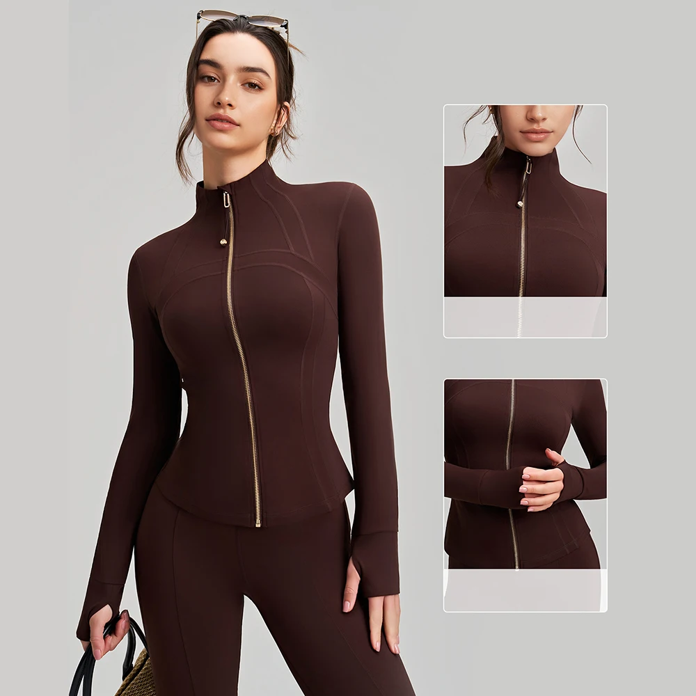 Fashion Long Sleeve Yoga Shirts Women Sports Top with Thumbholes Breathable Fitness Running Tops for Women Gym Workout Clothes
Fashion Long Sleeve Yoga Shirts Women Sports Top with Thumbholes Breathable Fitness Running Tops for Women Gym Workout Clothes