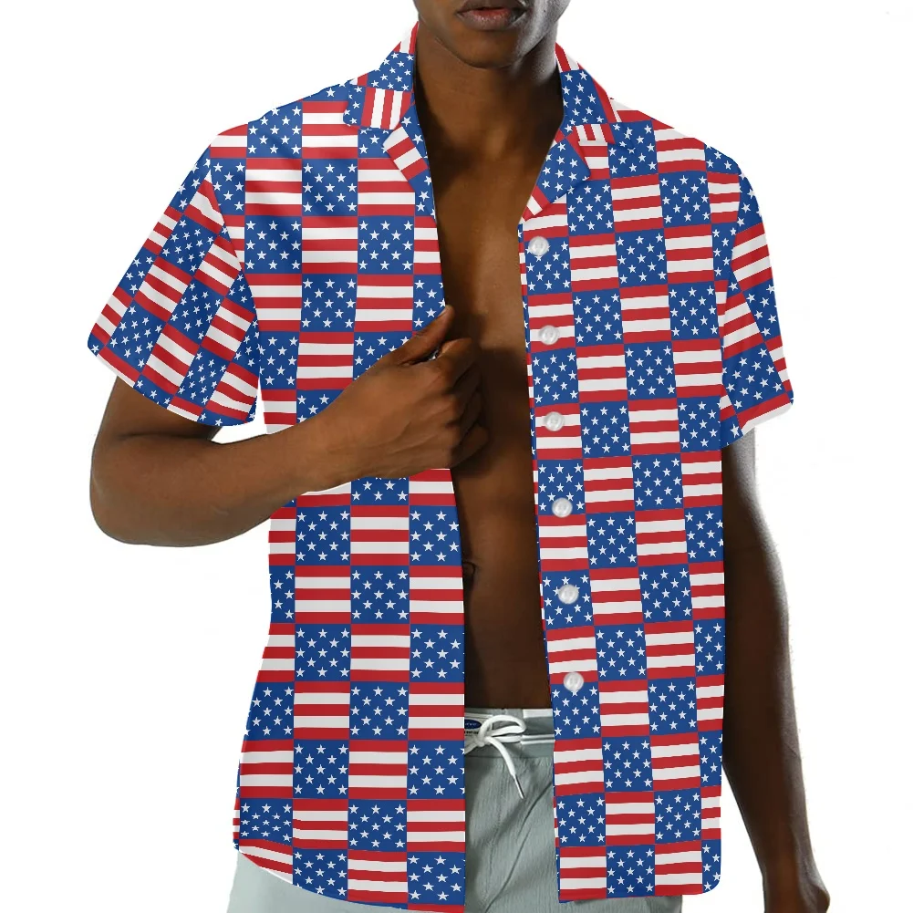 NOISYDESIGNS 2022 New Arrival Men's Shirts Camicias Casual One Button Shirts Flag Element Printed Short-sleeve Blouses Tops
NOISYDESIGNS 2022 New Arrival Men's Shirts Camicias Casual One Button Shirts Flag Element Printed Short-sleeve Blouses Tops