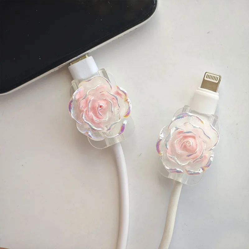 INS Gradient Flowers Charger Protector Cover For iPhone For Samsung Type-C Charger Line Protectors Protector Cover Accessories
INS Gradient Flowers Charger Protector Cover For iPhone For Samsung Type-C Charger Line Protectors Protector Cover Accessories