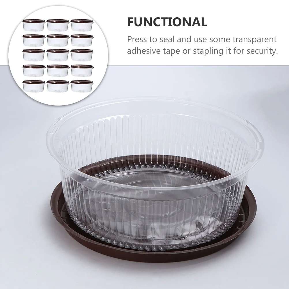 25Pcs Cake Boxes Transparent 8-Inch Plastic Dome Lid for Protecting Icing Cupcake Dessert Storage Portable Food Packing
25Pcs Cake Boxes Transparent 8-Inch Plastic Dome Lid for Protecting Icing Cupcake Dessert Storage Portable Food Packing