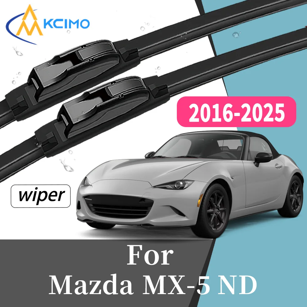 2Pcs High Performance Front Windscreen Wiper Blades For Mazda MX-5 ND 2016-2025 Long Lifespan Windshield Replacement Kit
2Pcs High Performance Front Windscreen Wiper Blades For Mazda MX-5 ND 2016-2025 Long Lifespan Windshield Replacement Kit