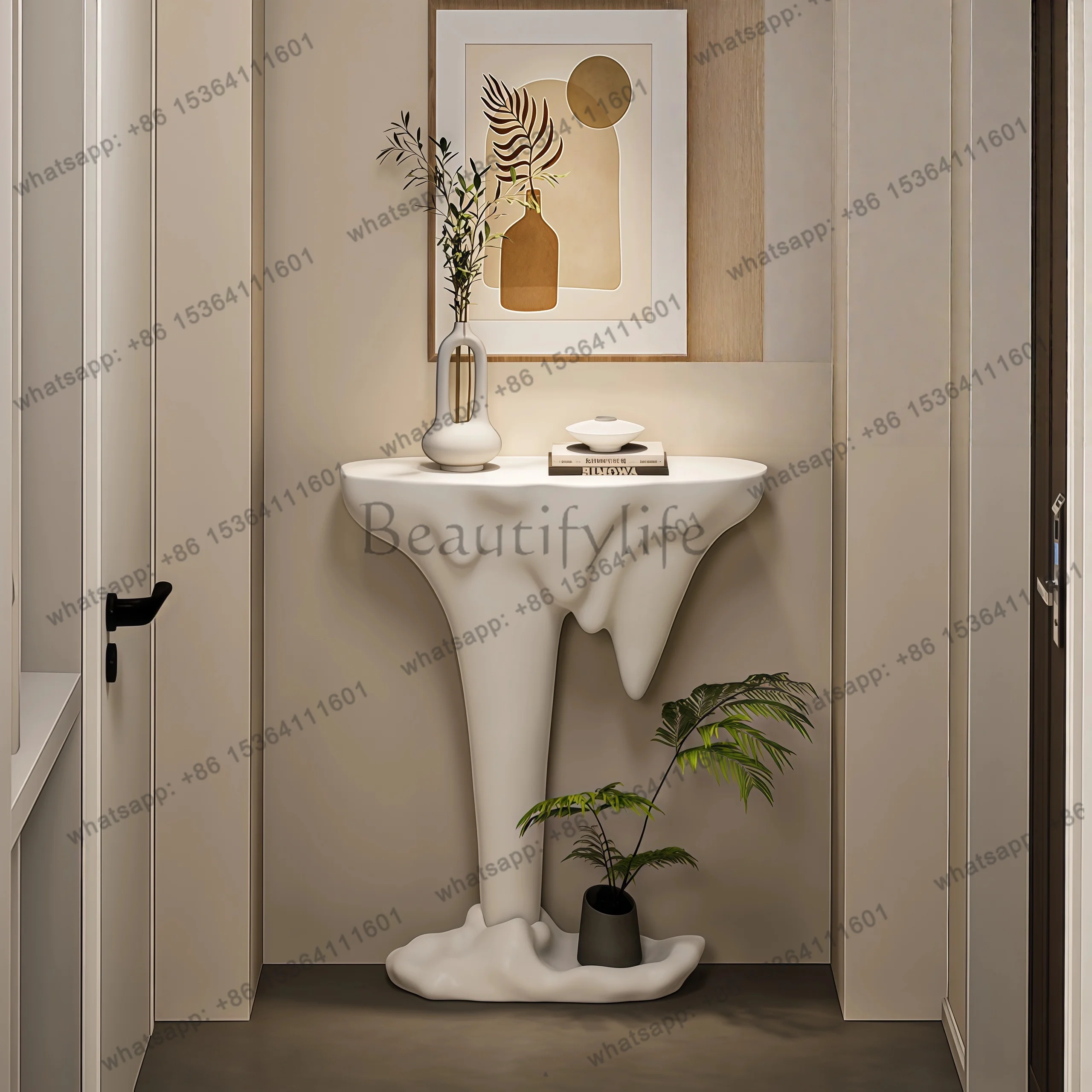 Light luxury high-end art entrance platform, living room corridor, door entry designer creativity
Light luxury high-end art entrance platform, living room corridor, door entry designer creativity