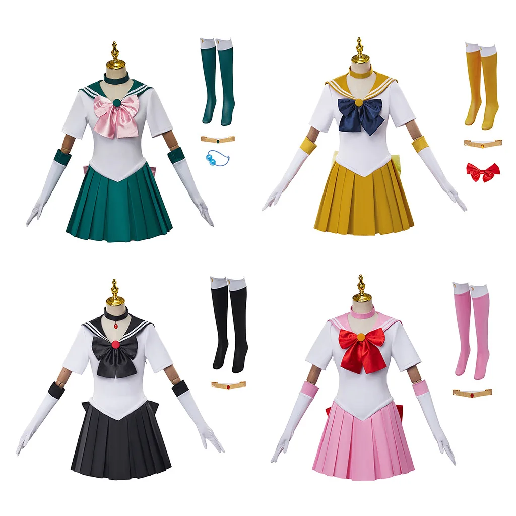 Halloween Cosplay Anime Character Sailor Moon Series Kawaii Uniform Dress Suit Carnival Theme Party Role Playing Costume Female
Halloween Cosplay Anime Character Sailor Moon Series Kawaii Uniform Dress Suit Carnival Theme Party Role Playing Costume Female
