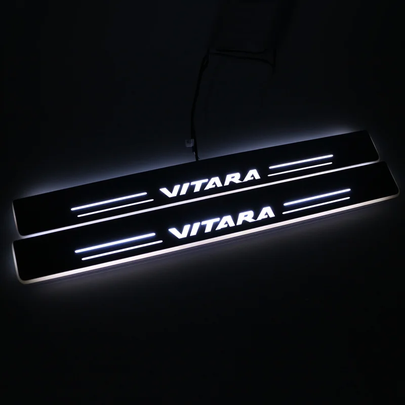 Светодиодный автомобильный педальный светильник для Suzuki Vitara 2015 2016 2017 2018, дорожка, приветственный потертый светильник, движущиеся педали двери
Светодиодный автомобильный педальный светильник для Suzuki Vitara 2015 2016 2017 2018, дорожка, приветственный потертый светильник, движущиеся педали двери