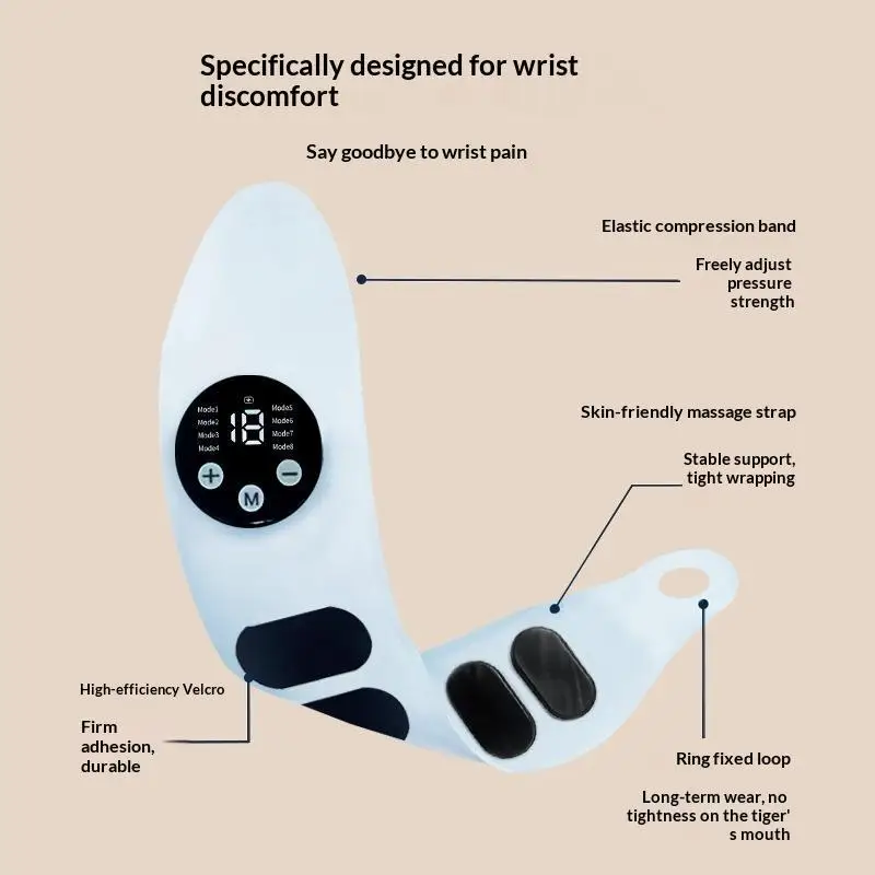 Cordless Portable Wrist Hand Massager Vibration Pain Relief for Tenosynovitis USB Rechargeable Ideal Gift Choice
Cordless Portable Wrist Hand Massager Vibration Pain Relief for Tenosynovitis USB Rechargeable Ideal Gift Choice