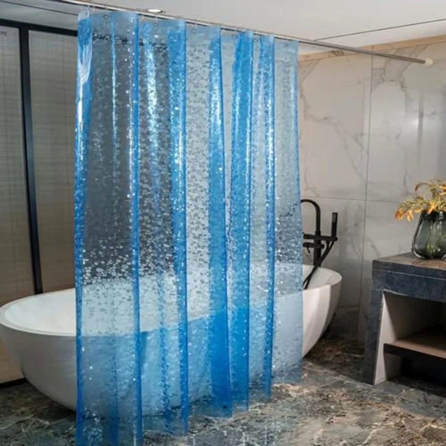 Shower Curtain Liner, 100% Waterproof Eva Shower Curtains with 3 Duty Heavy Bottom Magnets and 12 Rust Proof Grommets, 72x72 We
Shower Curtain Liner, 100% Waterproof Eva Shower Curtains with 3 Duty Heavy Bottom Magnets and 12 Rust Proof Grommets, 72x72 We