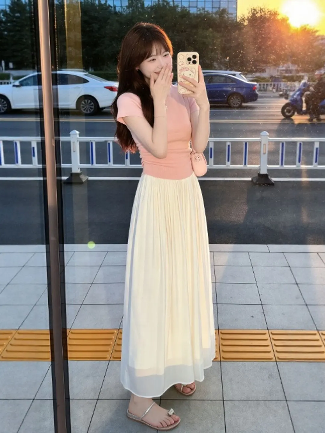 Gentle Wind Unique Super Beautiful Two-Piece Set Skirt Top Age-Defying Complete Outfit OOTD Summer 2026 Fashion Women's Clothing
Gentle Wind Unique Super Beautiful Two-Piece Set Skirt Top Age-Defying Complete Outfit OOTD Summer 2026 Fashion Women's Clothing