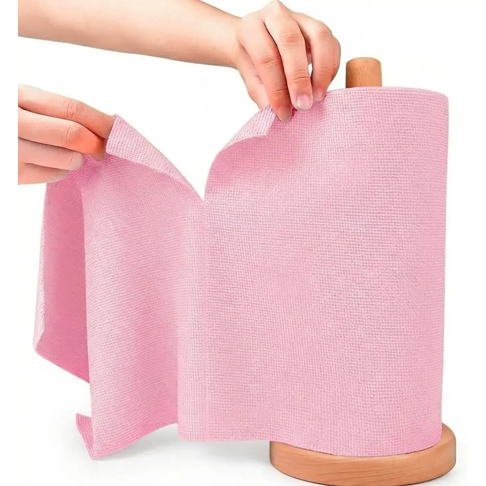 Reusable Microfiber Cloth Roll - Eco-Friendly Paper Towel Alternative for Kitchen and Home (Pink)
Reusable Microfiber Cloth Roll - Eco-Friendly Paper Towel Alternative for Kitchen and Home (Pink)