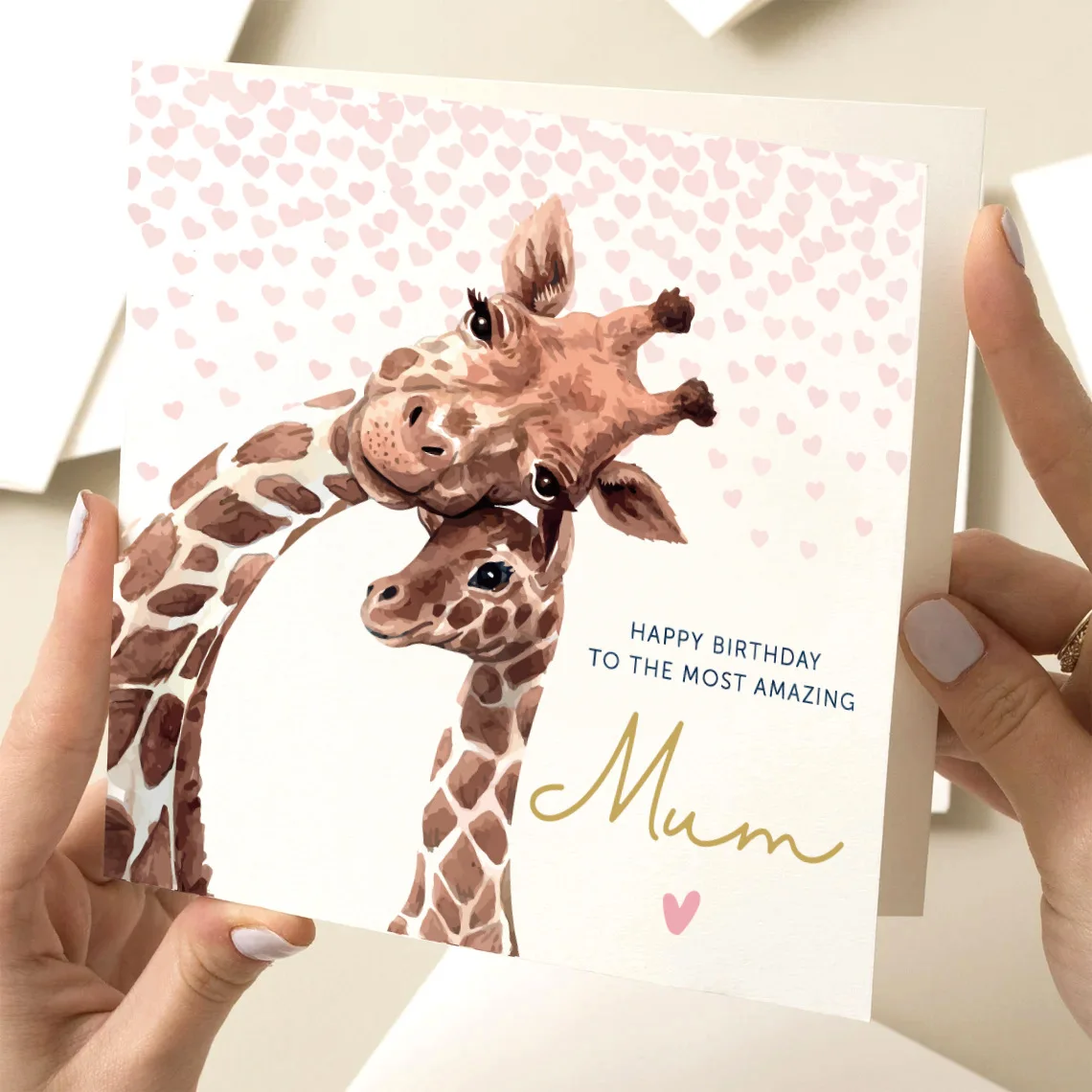 Birthday Gift Cards, Amazing Mom Birthday Cards, Birthday Cards for Mom, Giraffe Cards with Envelopes
Birthday Gift Cards, Amazing Mom Birthday Cards, Birthday Cards for Mom, Giraffe Cards with Envelopes