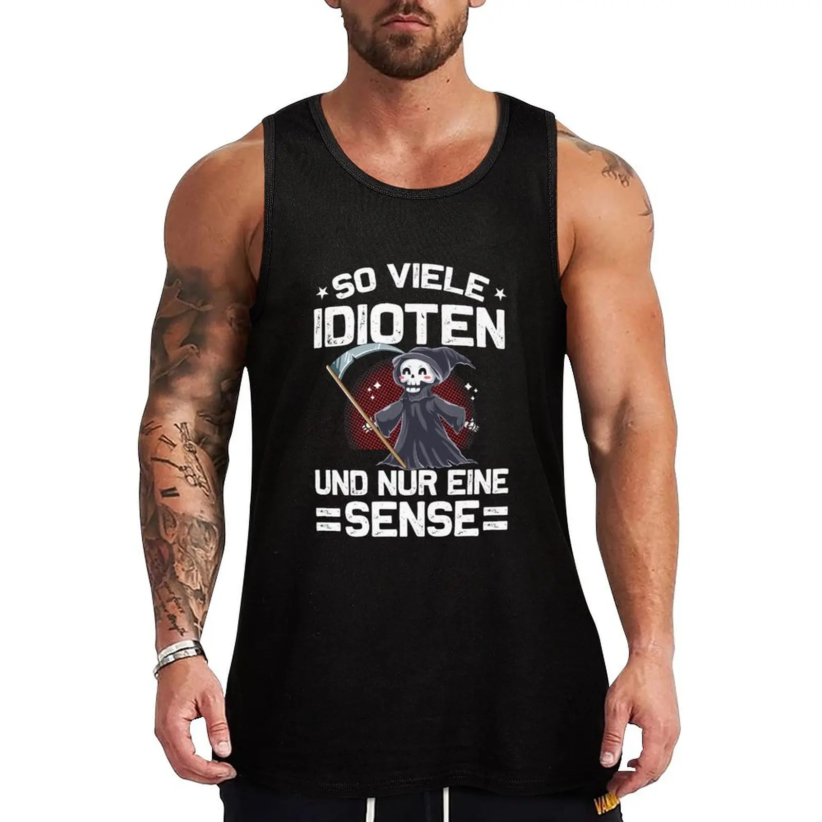 So Viele Idioten Und Nur Eine Sense Tank Top Quick Dry Tank Top Breathable Lightweight Sleeveless
So Viele Idioten Und Nur Eine Sense Tank Top Quick Dry Tank Top Breathable Lightweight Sleeveless