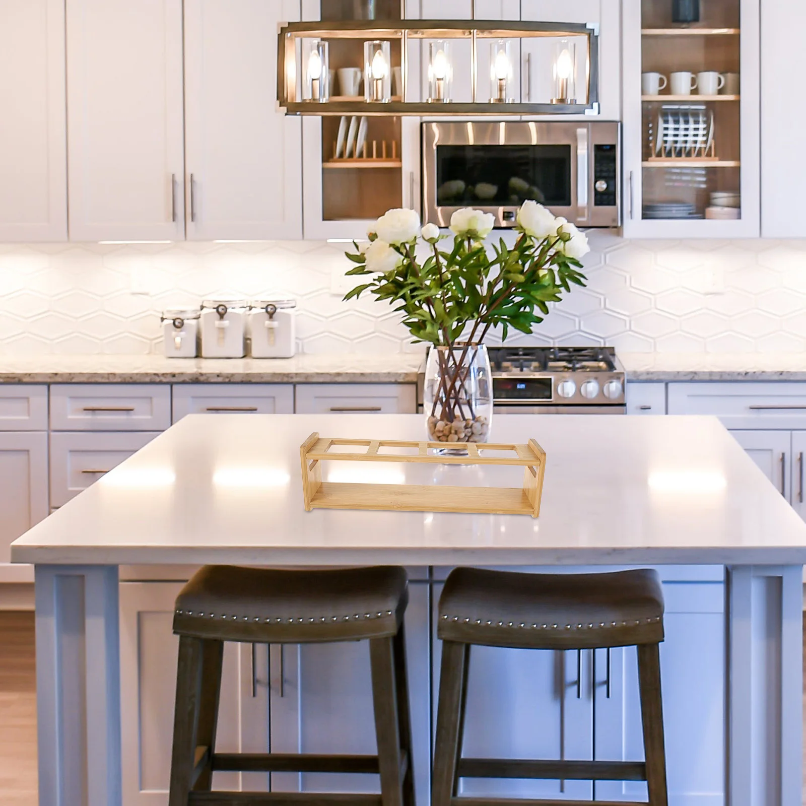 Sturdy Condiment Shelf Wooden Oil Bottle Storage Holder Kitchen Bottles Organizer Exquisite Workmanship Easy Access Sundries
Sturdy Condiment Shelf Wooden Oil Bottle Storage Holder Kitchen Bottles Organizer Exquisite Workmanship Easy Access Sundries