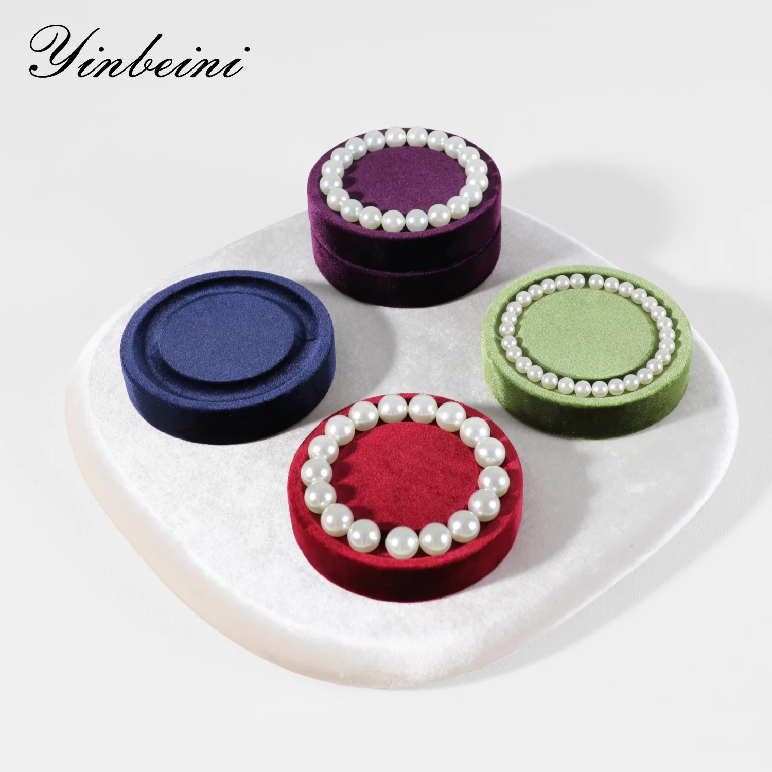 Yinbeini Premium Velvet Bracelet Display Tray Ring Bangle Placement Tray Jewelry Storage Tray TB004
Yinbeini Premium Velvet Bracelet Display Tray Ring Bangle Placement Tray Jewelry Storage Tray TB004