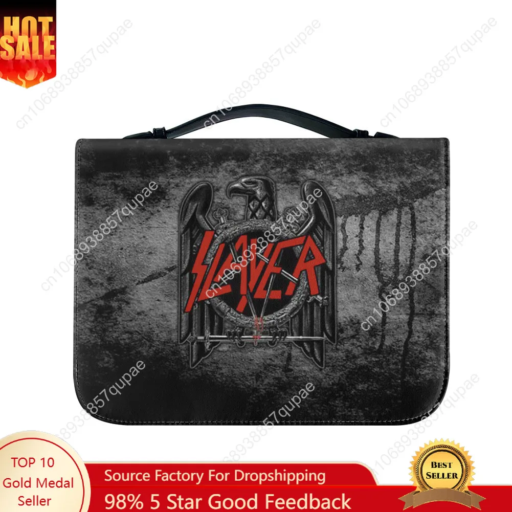 S-Slayer Heavy Metal Band Bible Bags Christian Gifts Personalized Cover Bible Pack Waterproof Leather Bag Pockets Package Case
S-Slayer Heavy Metal Band Bible Bags Christian Gifts Personalized Cover Bible Pack Waterproof Leather Bag Pockets Package Case