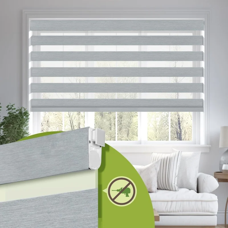 High Quality 100% Polyester Blackout Light Filtering Motorized Tuya Motor Wifi App Control Electric Zebra Blinds For Window 
High Quality 100% Polyester Blackout Light Filtering Motorized Tuya Motor Wifi App Control Electric Zebra Blinds For Window