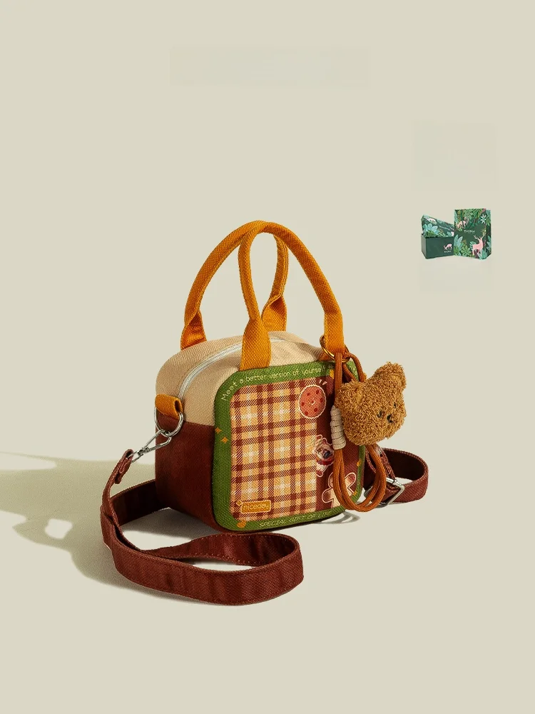 MuziKai Fashionable Cute Cartoon Women's Handbag 2026 New Style Versatile Small Square Crossbody Bag for Young Women
MuziKai Fashionable Cute Cartoon Women's Handbag 2026 New Style Versatile Small Square Crossbody Bag for Young Women