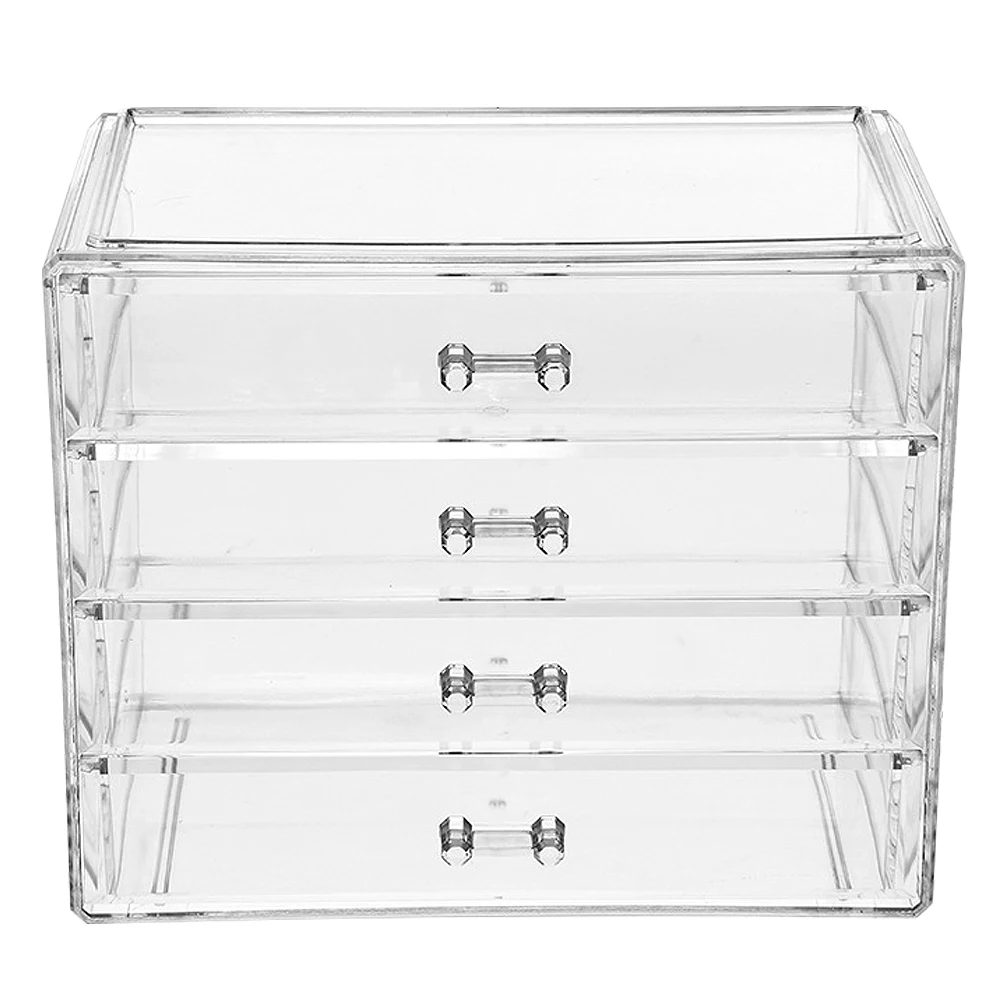 1pc Large Size Makeup Storage Box Transparent Acrylic Organizer Drawer Type Environmentally Friendly Easy Clean Neat
1pc Large Size Makeup Storage Box Transparent Acrylic Organizer Drawer Type Environmentally Friendly Easy Clean Neat