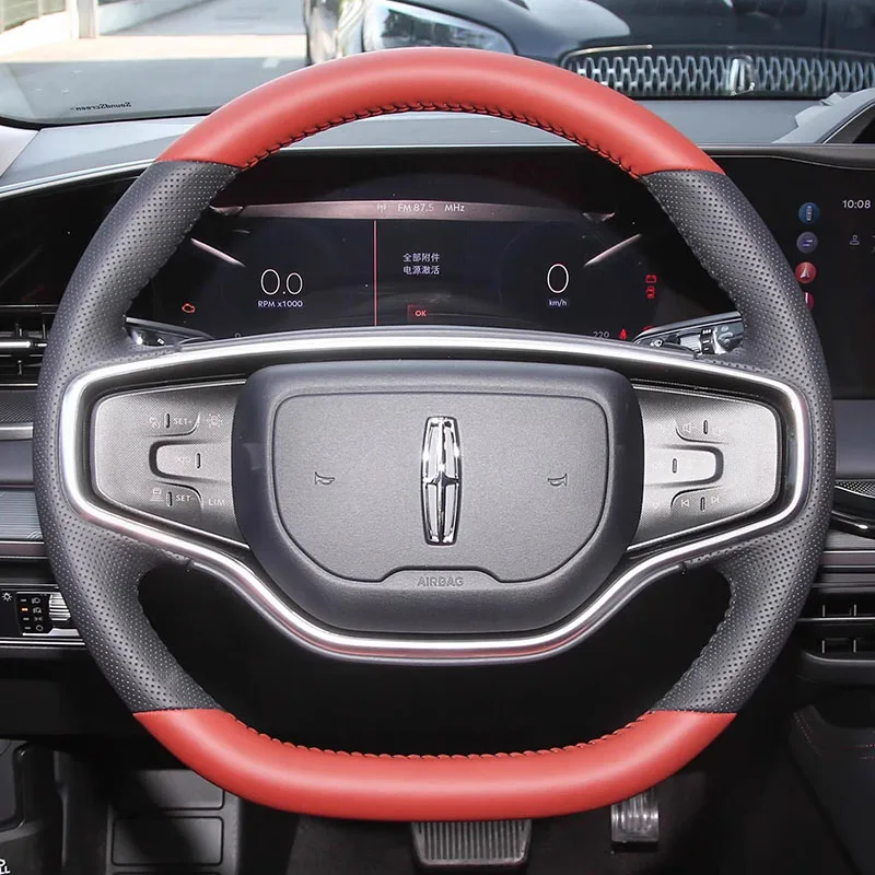 Для Lincoln Aviator MKZ Continental Nautilus MKC прошитая вручную черная красная натуральная кожа Нескользящая искусственная кожа
Для Lincoln Aviator MKZ Continental Nautilus MKC прошитая вручную черная красная натуральная кожа Нескользящая искусственная кожа