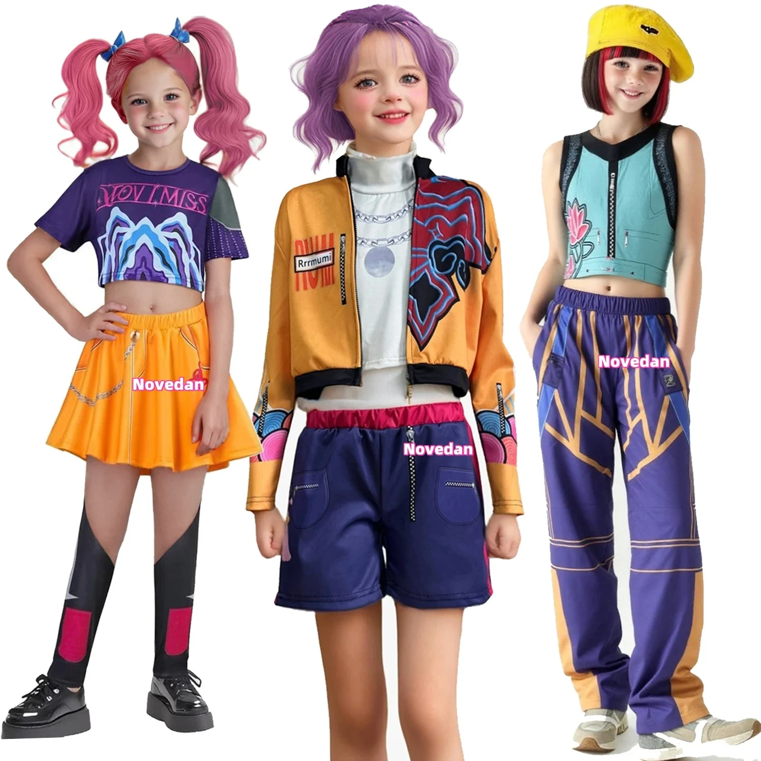 Huntrix Kpop K Pop Demon Hunters Rumi Zoey Mira Cosplay Costume Kids Girls Halloween Stage 3D Printed Pattern Role Play Clothes
Huntrix Kpop K Pop Demon Hunters Rumi Zoey Mira Cosplay Costume Kids Girls Halloween Stage 3D Printed Pattern Role Play Clothes