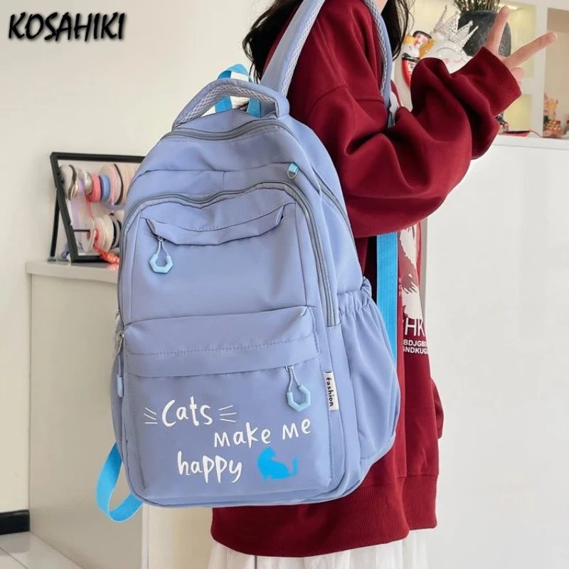 High-capacity Students Kawaii Letter Print Backpacks Japanese Cute Sweet Luxury Design Women Bags Fashion All Match Schoolbags
High-capacity Students Kawaii Letter Print Backpacks Japanese Cute Sweet Luxury Design Women Bags Fashion All Match Schoolbags