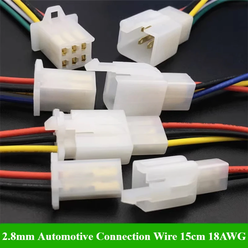 2.8mm 2P 3P 4P 6P 9P Automotive Quick connection Electrical Wire Connector Male Female Cable Car Wire Connector Terminal Cable
2.8mm 2P 3P 4P 6P 9P Automotive Quick connection Electrical Wire Connector Male Female Cable Car Wire Connector Terminal Cable
