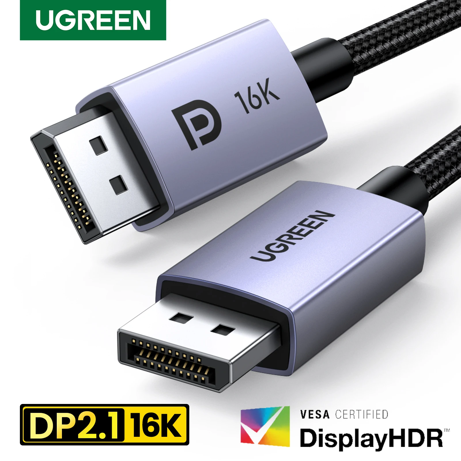 UGREEN Displayport кабель 16K 8K видео аудио кабель для Xiaomi TV Box ПК ноутбук монитор видеоигры DP кабель порт дисплея
UGREEN Displayport кабель 16K 8K видео аудио кабель для Xiaomi TV Box ПК ноутбук монитор видеоигры DP кабель порт дисплея