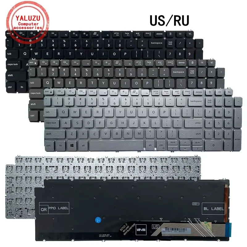 Клавиатура для ноутбуков Dell G15 5501 5502 5505 5511 5515 5508 5580 3500 P88F P86F Vostro 5590 5501 5502 5591 5594 7500 7501 (US/RU раскладка)
Клавиатура для ноутбуков Dell G15 5501 5502 5505 5511 5515 5508 5580 3500 P88F P86F Vostro 5590 5501 5502 5591 5594 7500 7501 (US/RU раскладка)