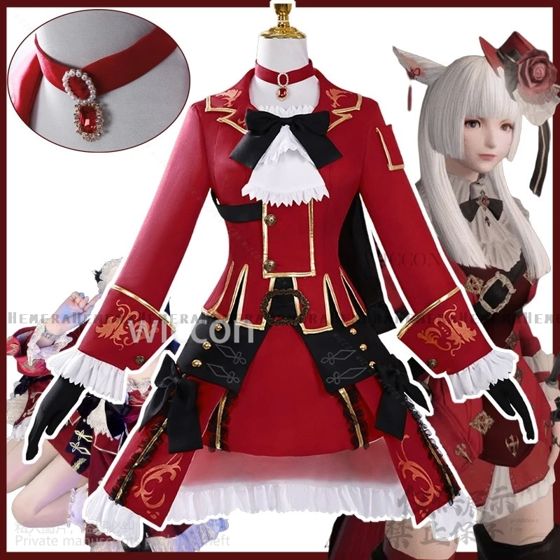 Anime Game Final Fontasy XIV FF14 Shadowbringers Cosplay Red Mage School Uniform Dress For Halloween Christmas Party Customized
Anime Game Final Fontasy XIV FF14 Shadowbringers Cosplay Red Mage School Uniform Dress For Halloween Christmas Party Customized