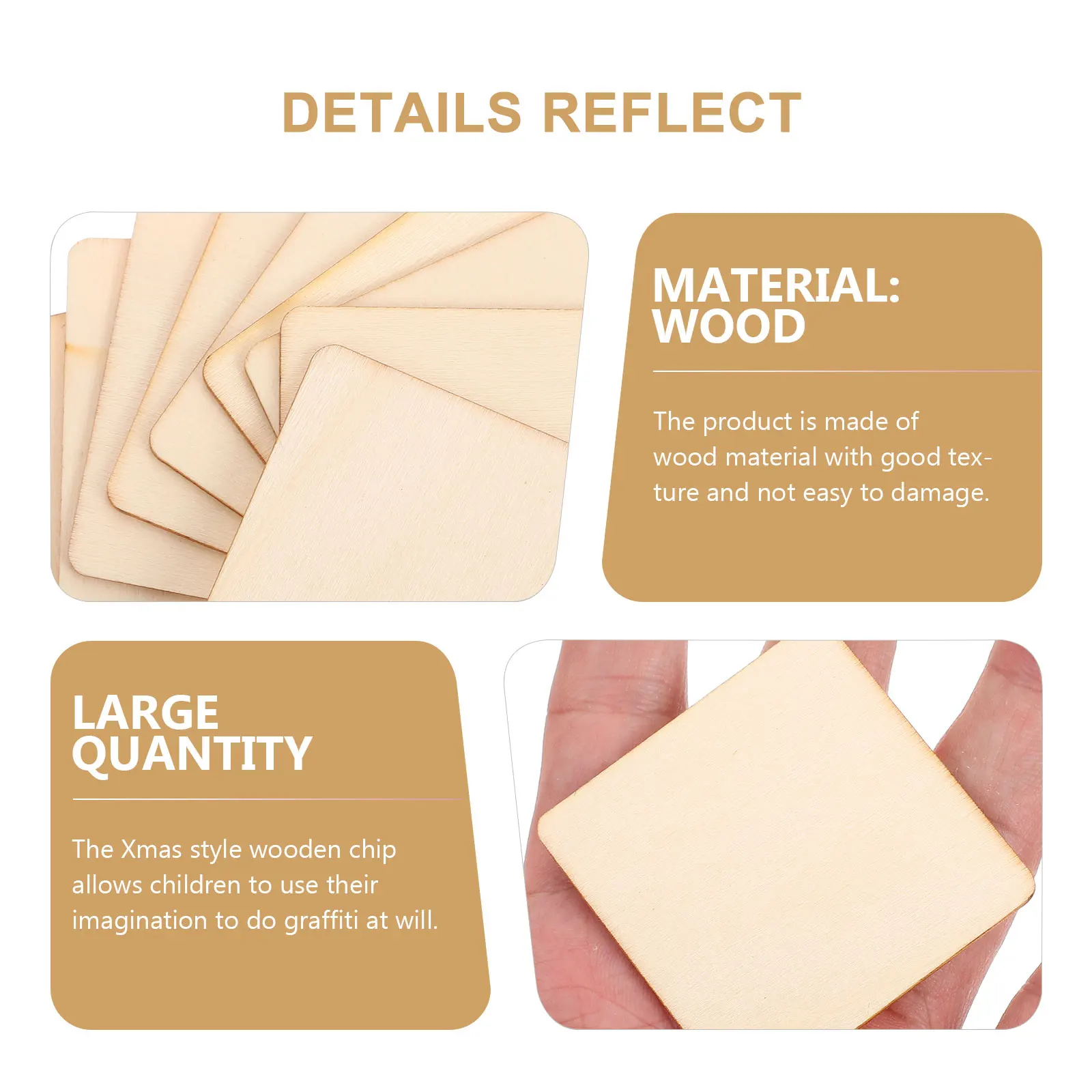 50pcs Wooden Square Pieces Blank Diy Wood Boards For Painting Crafts Wedding Decorations Natural Graffiti Plank Supplies
50pcs Wooden Square Pieces Blank Diy Wood Boards For Painting Crafts Wedding Decorations Natural Graffiti Plank Supplies