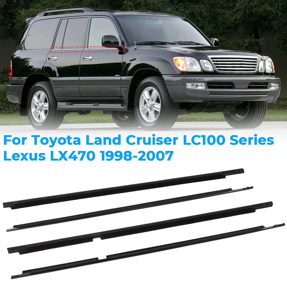 Уплотнители для окон для Toyota Land Cruiser LC100 серии Lexus LX470 1998-2007, наружное стекло, резиновый водонепроницаемый уплотнительный ремень
Уплотнители для окон для Toyota Land Cruiser LC100 серии Lexus LX470 1998-2007, наружное стекло, резиновый водонепроницаемый уплотнительный ремень