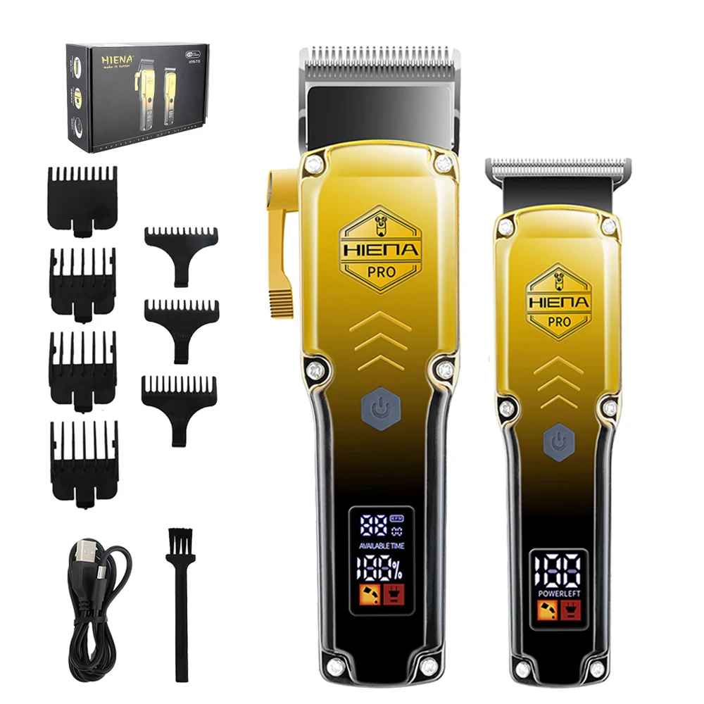 HIENA Hair Clipper Professional Hair Cutting Machine Rechargeable Barber Hair Trimmer Cordless Haircut Clipper for Men
HIENA Hair Clipper Professional Hair Cutting Machine Rechargeable Barber Hair Trimmer Cordless Haircut Clipper for Men