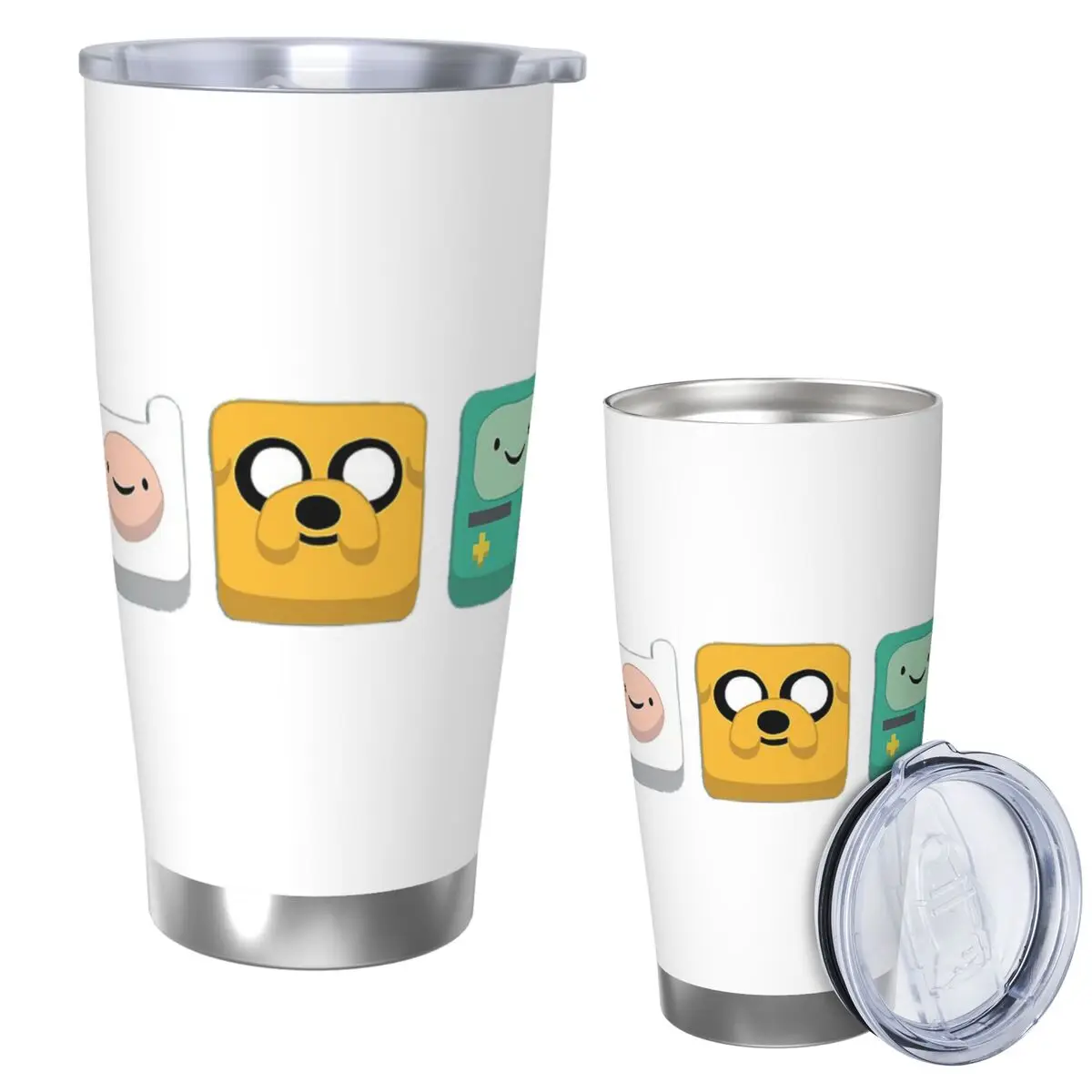 Jake, Finn And Bmo Stainless Steel Tumbler Vacuum Insulated Mugs Thermal Cold Cup Straw With Lid 20oz
Jake, Finn And Bmo Stainless Steel Tumbler Vacuum Insulated Mugs Thermal Cold Cup Straw With Lid 20oz