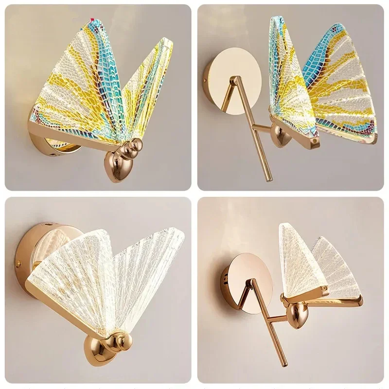 LED Wall Lamp Modern Creative Nordic Butterfly Wall Light Bedroom Living Room Bedside Staircase Corridor Aisle Lighting
LED Wall Lamp Modern Creative Nordic Butterfly Wall Light Bedroom Living Room Bedside Staircase Corridor Aisle Lighting