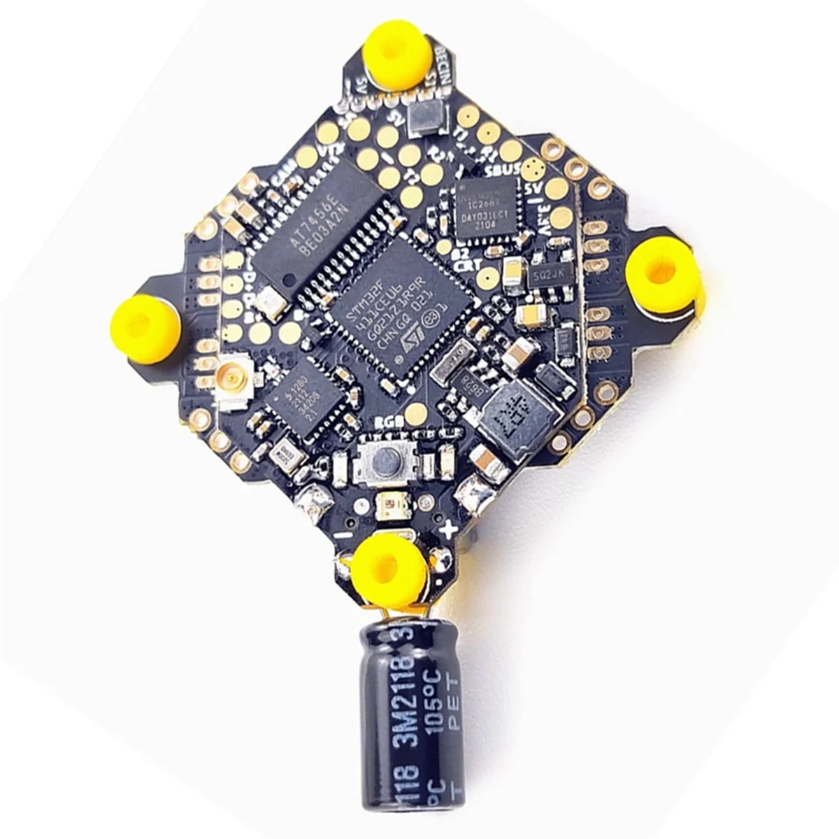НОВЫЙ контроллер полета AIO F411 с приемником ELRS MATEKF411 Встроенный MPU6500 Gyro OSD 5V2A BEC для RC Drone FPV Racing
НОВЫЙ контроллер полета AIO F411 с приемником ELRS MATEKF411 Встроенный MPU6500 Gyro OSD 5V2A BEC для RC Drone FPV Racing