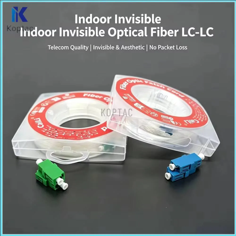 LC/UPC LC/APC Indoor Single-Mode Optic Patch Cord G657A2 LC-LC Head Invisible Indoor Transparent cable fiber optic cable
LC/UPC LC/APC Indoor Single-Mode Optic Patch Cord G657A2 LC-LC Head Invisible Indoor Transparent cable fiber optic cable