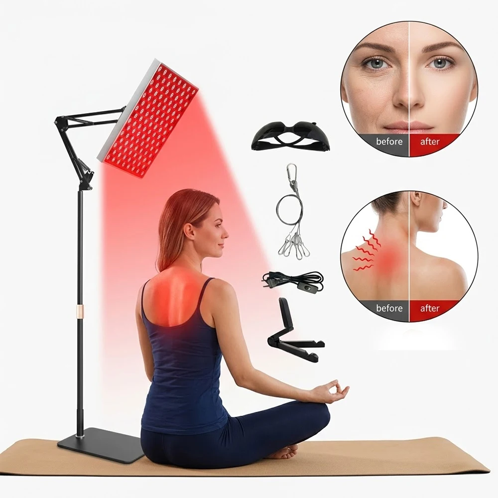 Red Light Therapy for Face Body 660nm 850nm Near Infrared Light Therapy Lamp Relief Pain Red Light Therapy Lamp for Home Salon
Red Light Therapy for Face Body 660nm 850nm Near Infrared Light Therapy Lamp Relief Pain Red Light Therapy Lamp for Home Salon