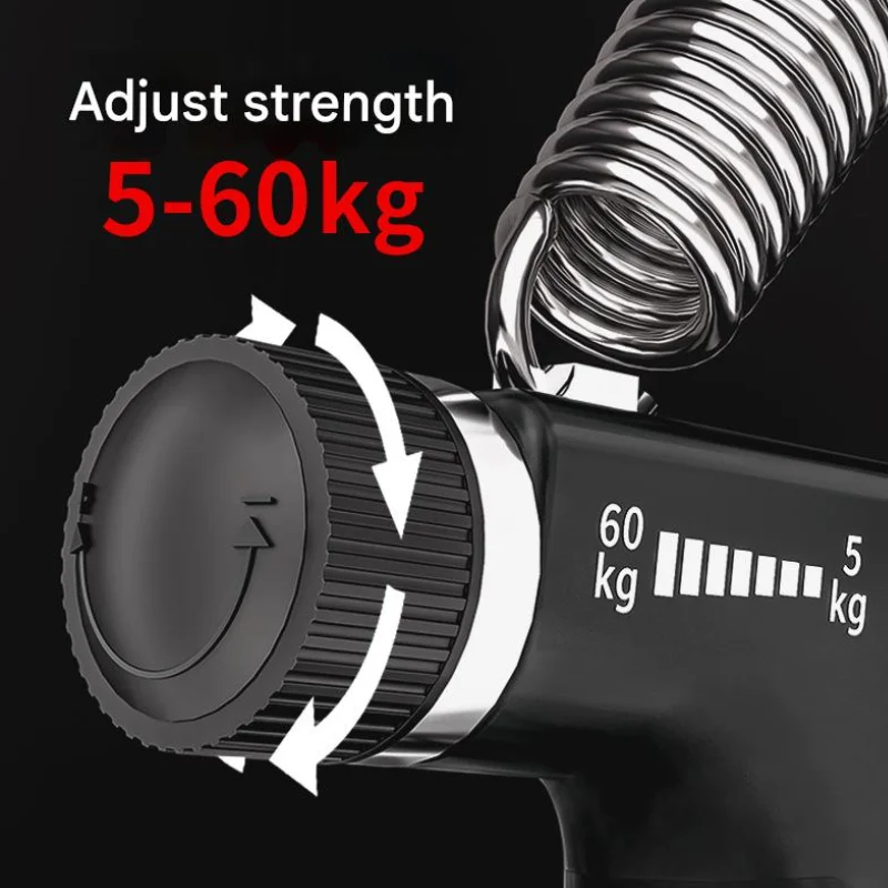 5 Pcs Set Adjustable Hand Grip Strengthener Trainer With Counter Wrist Forearm And Hand Exerciser For Muscle 5-60kg
5 Pcs Set Adjustable Hand Grip Strengthener Trainer With Counter Wrist Forearm And Hand Exerciser For Muscle 5-60kg