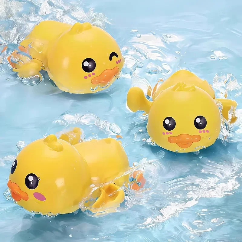 3pcs Baby Bath Toys Wind up Swimming Duck Toys for Toddlers Floating Water Bathtub Shower Toys, Bathroom Pool Play Sets
3pcs Baby Bath Toys Wind up Swimming Duck Toys for Toddlers Floating Water Bathtub Shower Toys, Bathroom Pool Play Sets